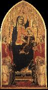 GADDI, Taddeo Madonna and Child Enthroned with Angels and Saints sd Sweden oil painting reproduction